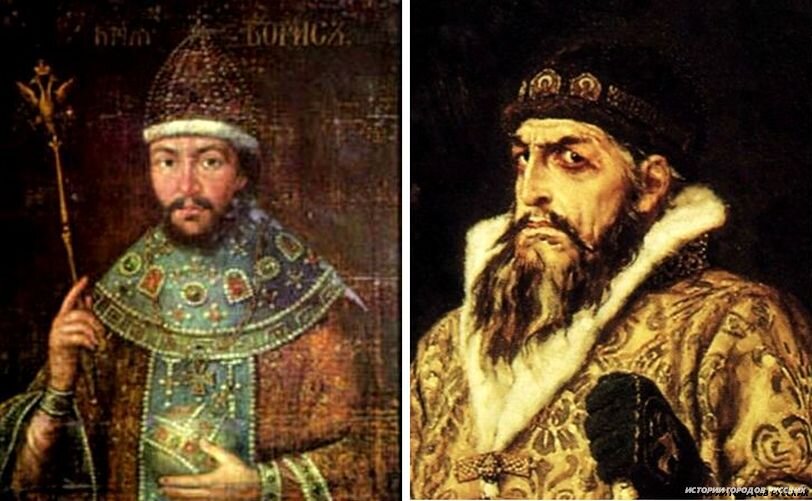 Симеон Бекбулатович и Иван Грозный. Источник pedkolledj.ru