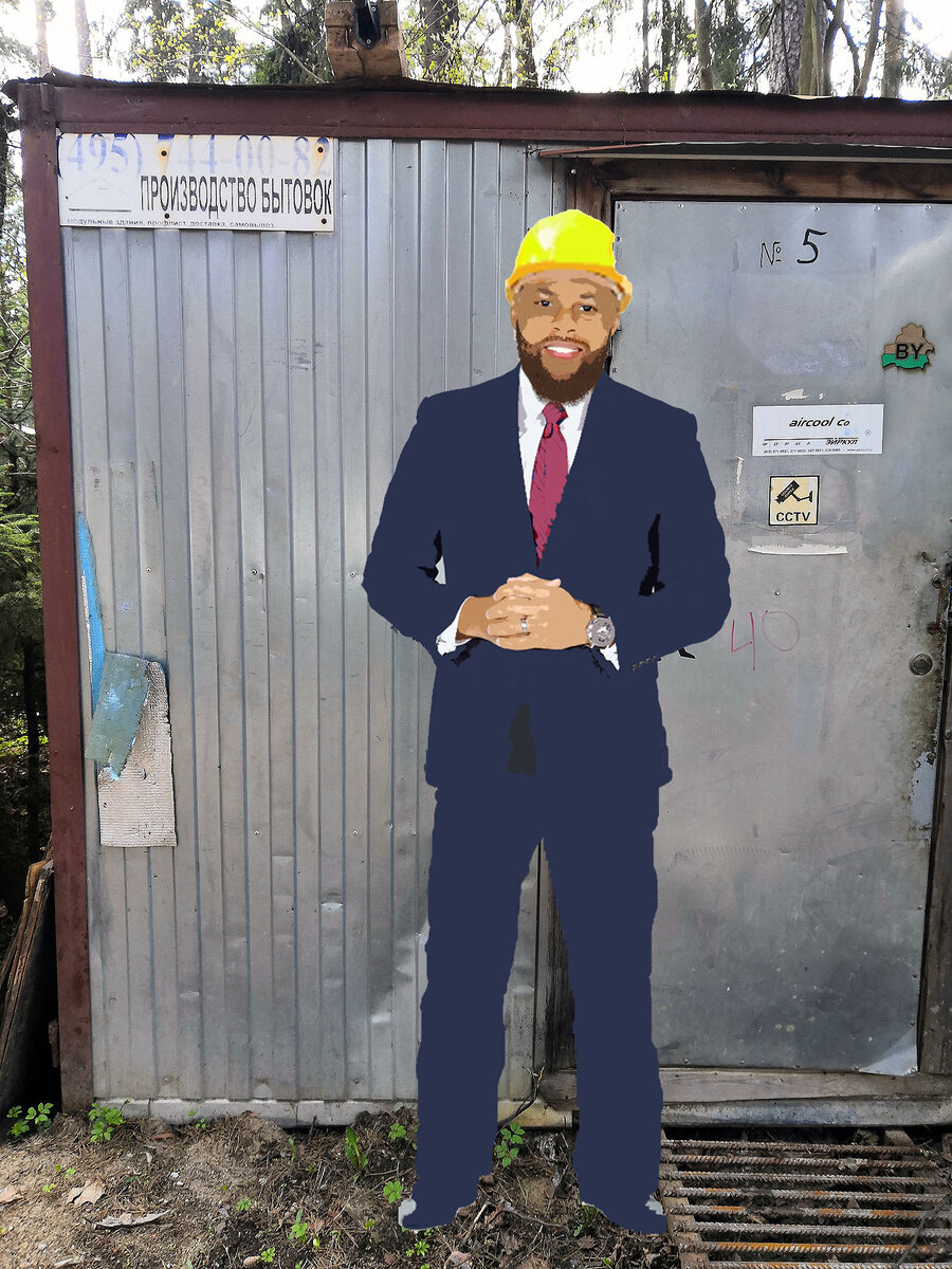 Поставили бытовку ( образ строителя pixabay.com). 