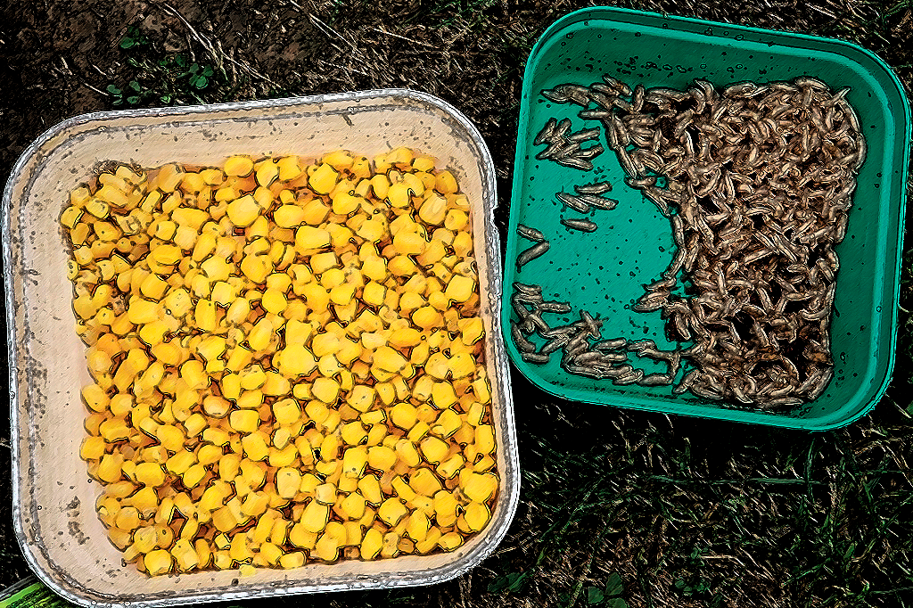Кукуруза и опарыш 