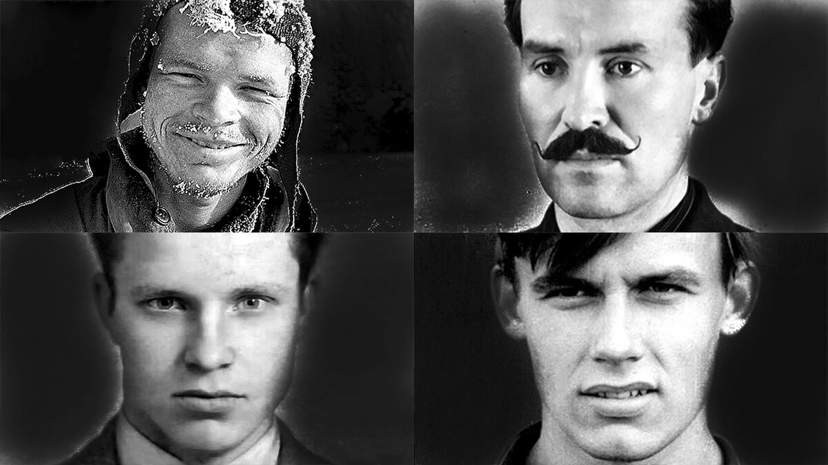 Перевал Дятлова. 4 туриста.