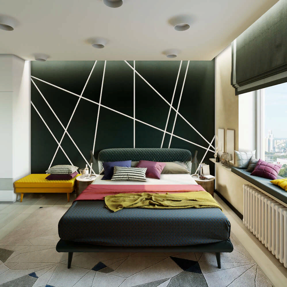 Однако чаще всего высота окна и глубина подоконника не соответствуют рекомендованным. Поэтому приходится проводить дополнительные манипуляции. Дизайнер Наташа Шевченко﻿, проект «Футболист» 