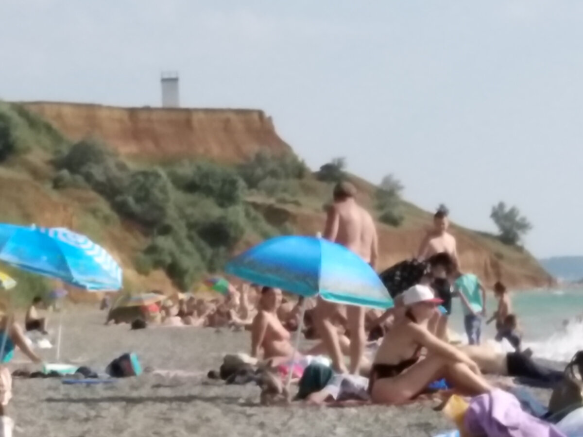 Пляж в Береговом   
