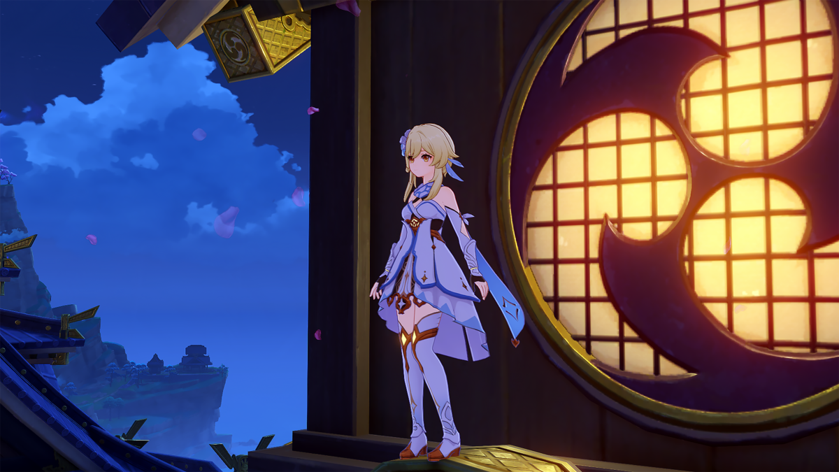 Главный герой - путешественница Люмин