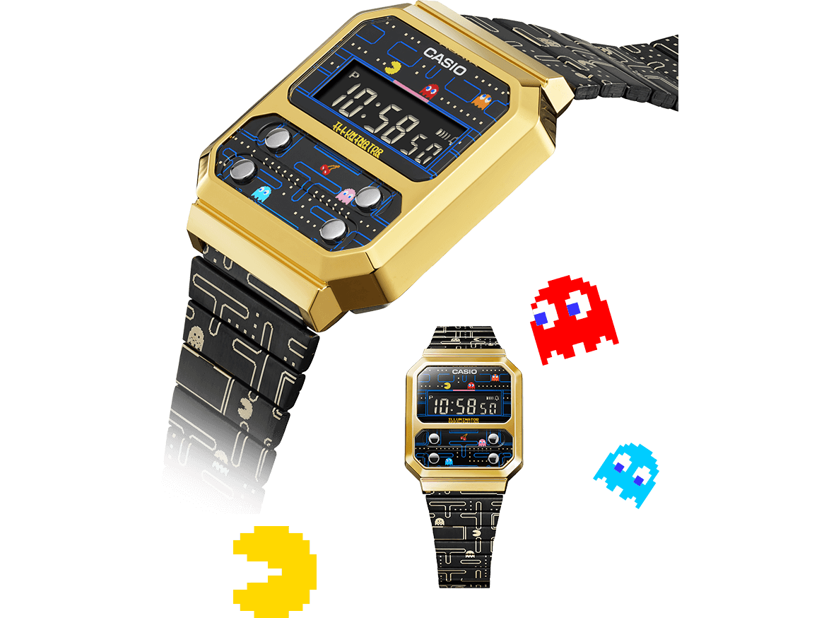 Сегодняшний герой - очень крутые Casio-коллаборация с Pac-Man