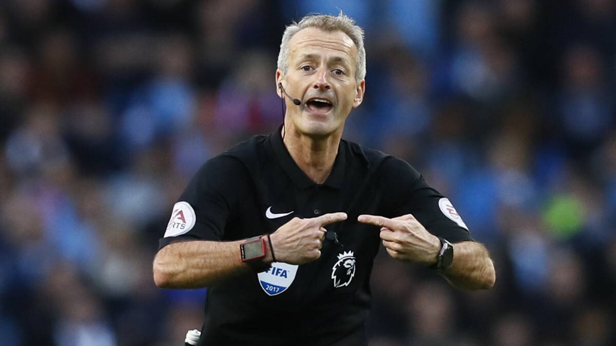 Referee Martin Atkinson