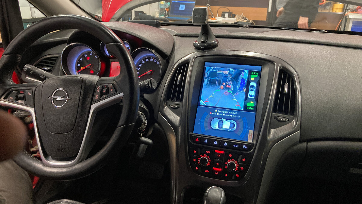 Opel Astra j + штатная магнитола Android