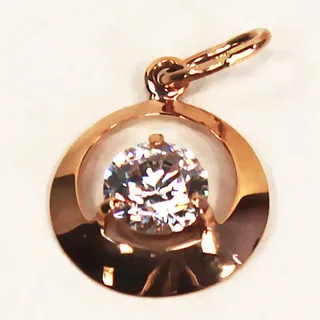 Современный кулон из золота