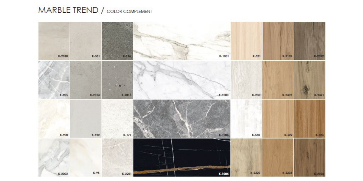 Сочетания для артикулов коллекции Marble Trend от KERRANOVA