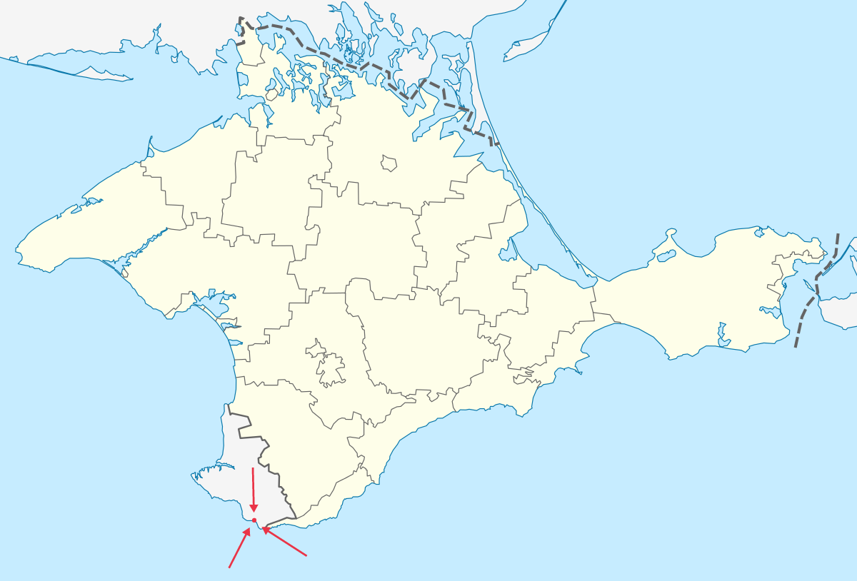 Посёлок Ласпи на карте