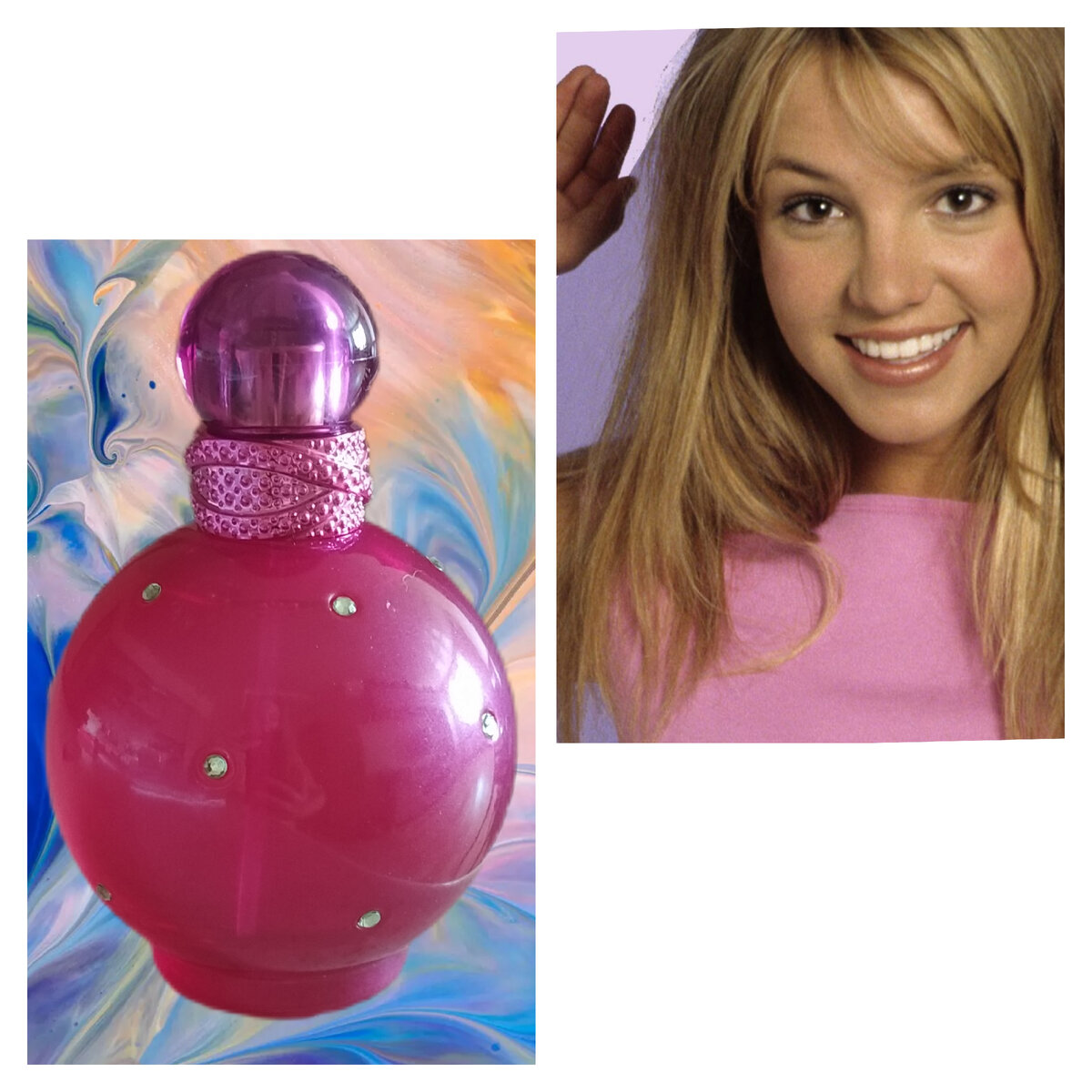 Fantasy Britney Spears — это аромат для женщин, он принадлежит к группе цветочные фруктовые сладкие. Fantasy выпущен в 2005 году. Парфюмер: James Krivda. Верхние ноты: Киви, Красный личи и Айва; средние ноты: Белый шоколад, Пирожное, Орхидея и Жасмин; базовые ноты: Мускус, Корень ириса и Древесные ноты.