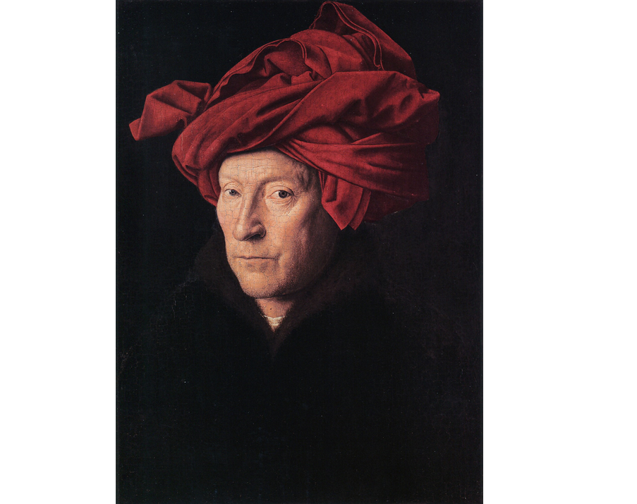 "Портрет мужчины в красном тюрбане", Ян ван Эйк, 1433. (с) Из коллекции Лондонской национальной галереи
