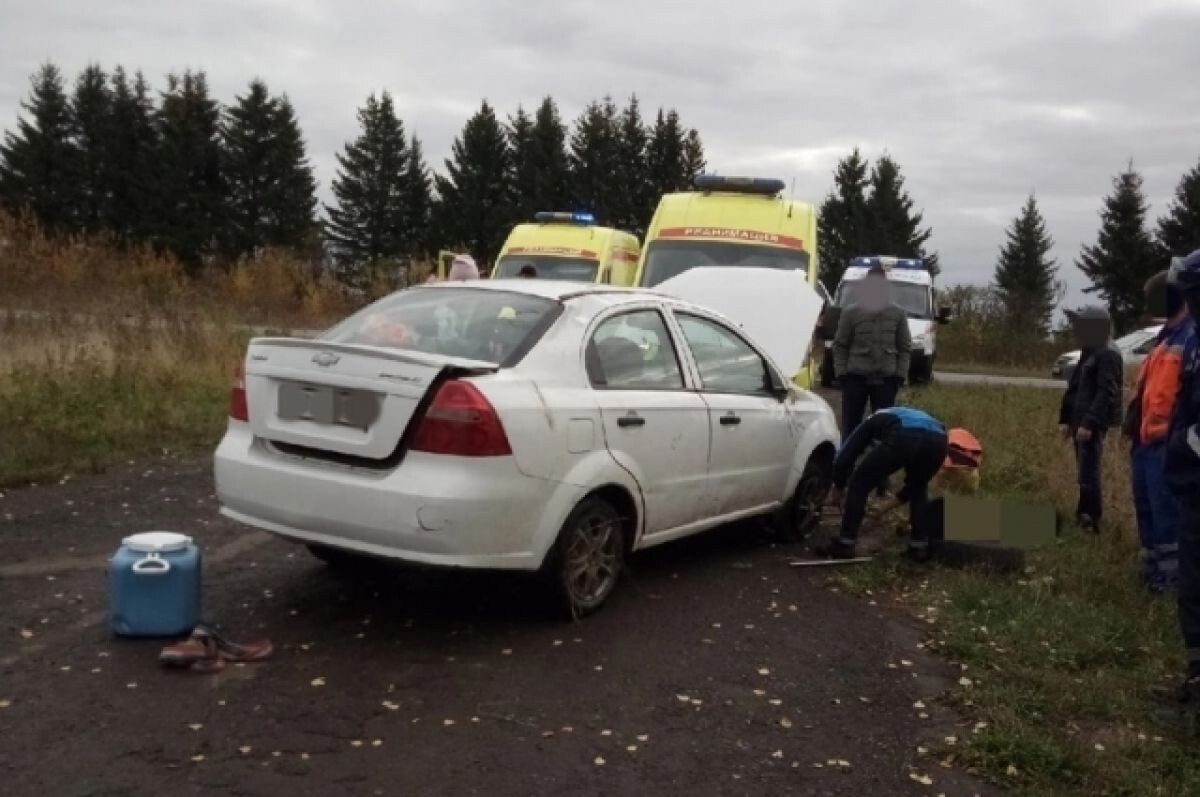    В Прикамье иномарка опрокинулась в кювет на трассе Кунгур – Насадка