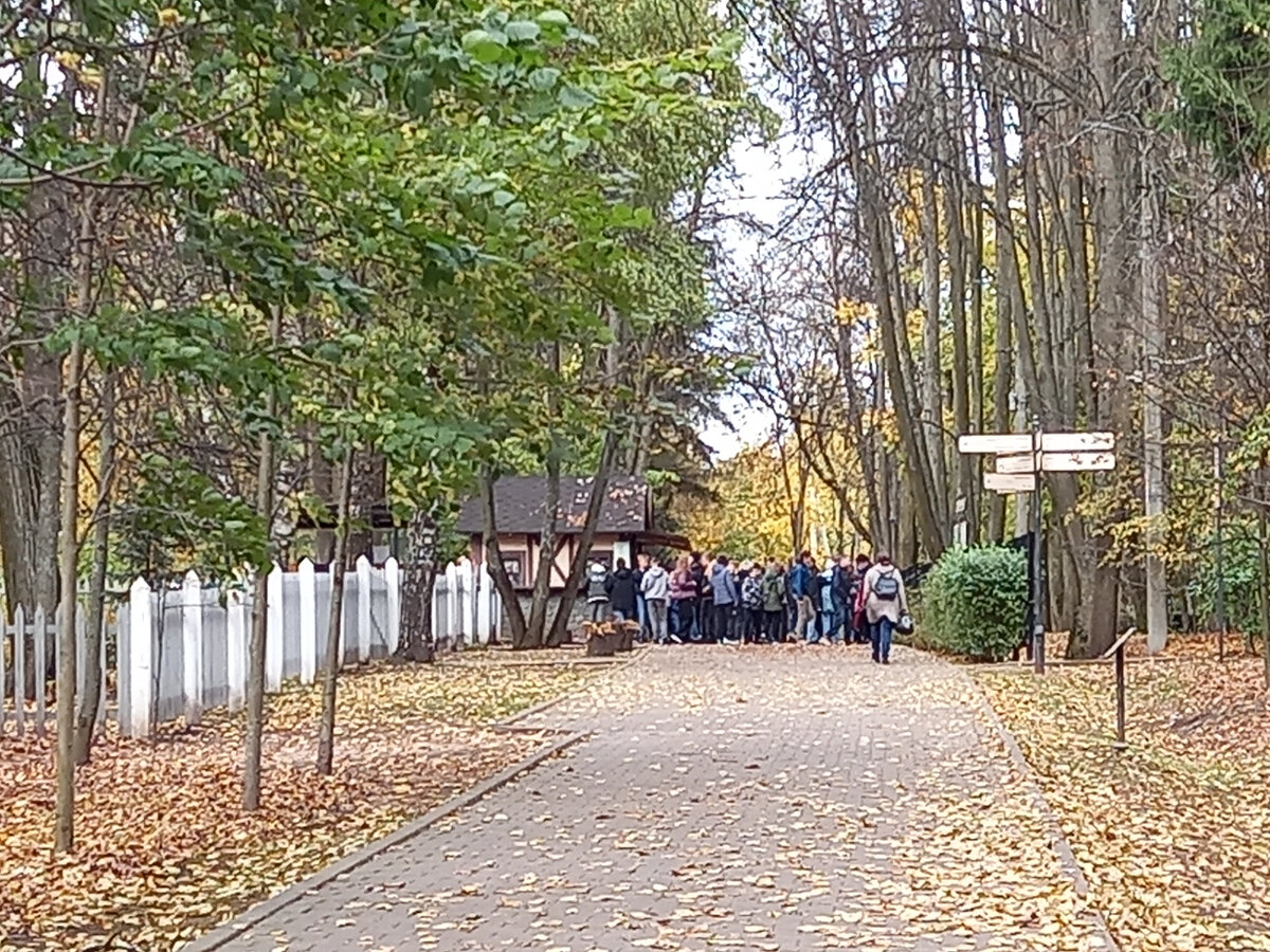 На безопасном расстоянии от пиратов школьного моря в усадьбе Захарово.