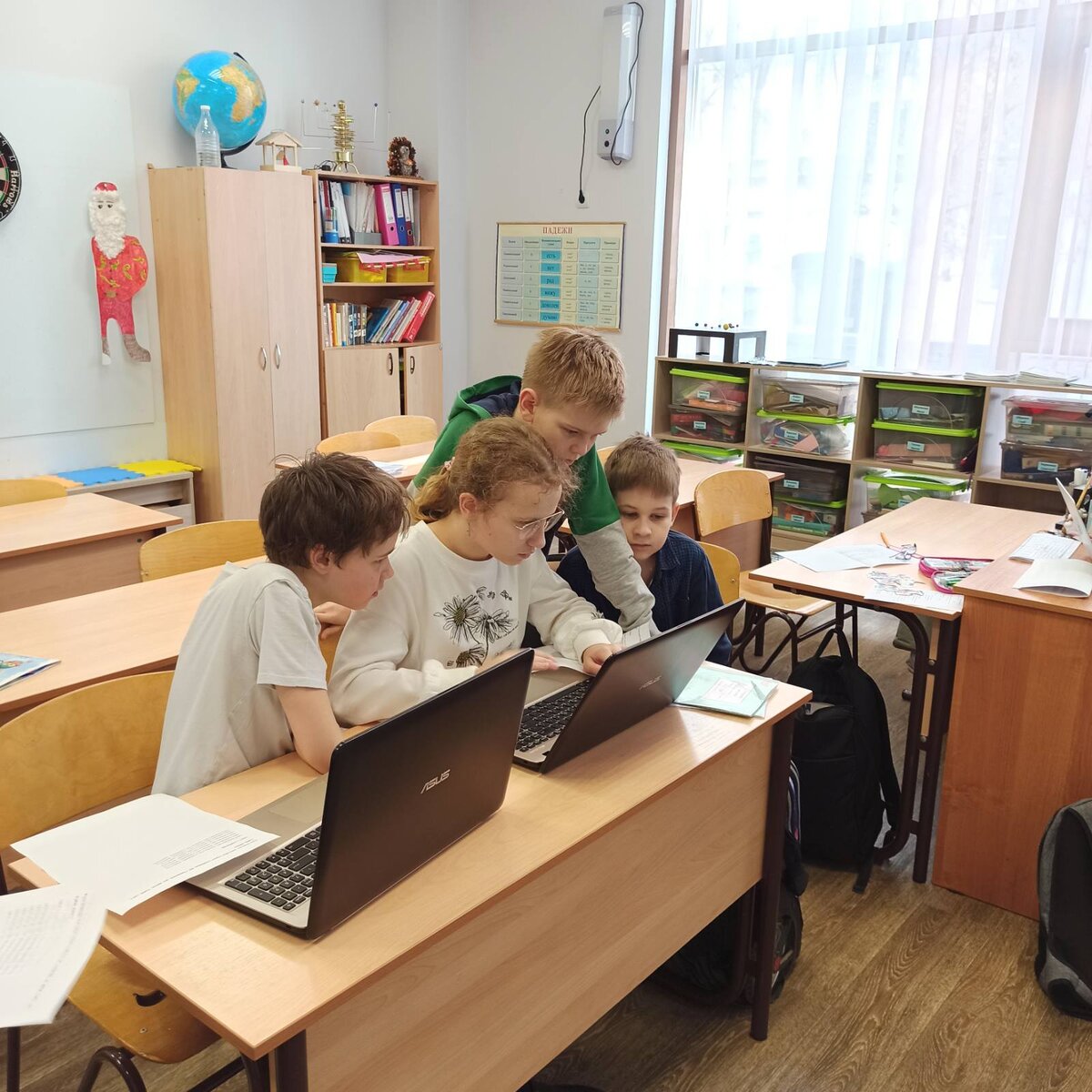 Урок программирования, фото из личного архива