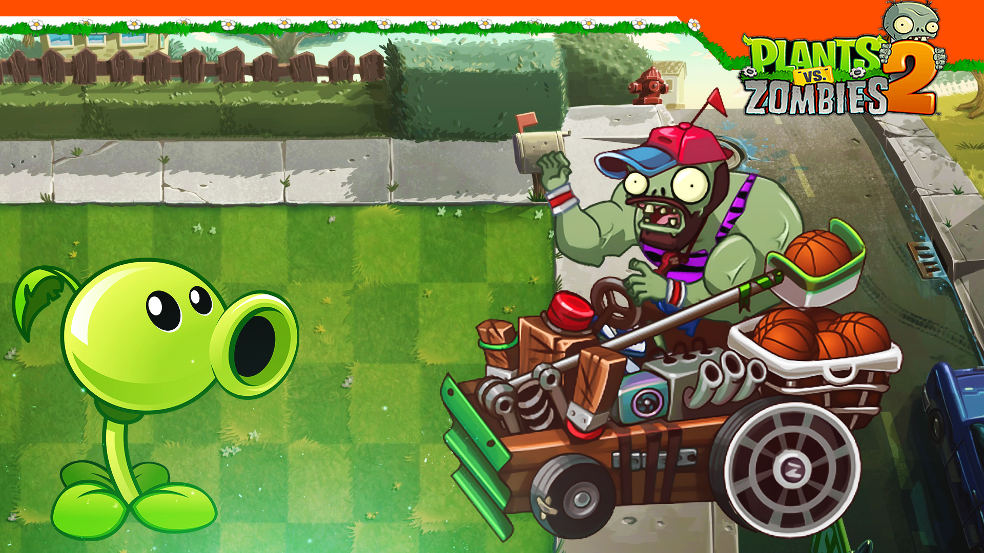 🍄 НОВЫЕ ЗОМБИ НА КАТАПУЛЬТЕ! ИЗ 1 ПВЗ 💣 Plants vs Zombies 2 Растения  против зомби 2 Прохождение