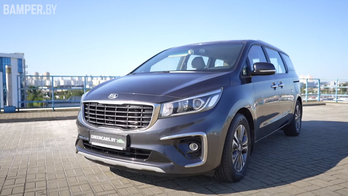 Kia Carnival – отличный компаньон. Видеообзор авто рестайлинг 2018,  минивэн, 3 поколение | Bamper.by | Дзен