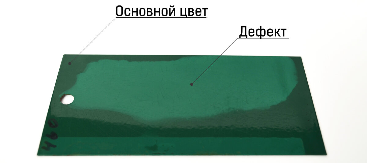 Дефект покрытия