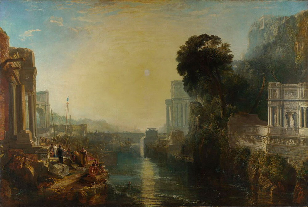 Дж. М. У. Тернер. Дидона строит Карфаген, 1815