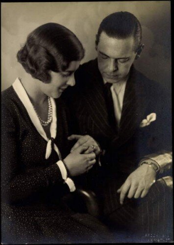 Помолвочная фотография. 1930 год.