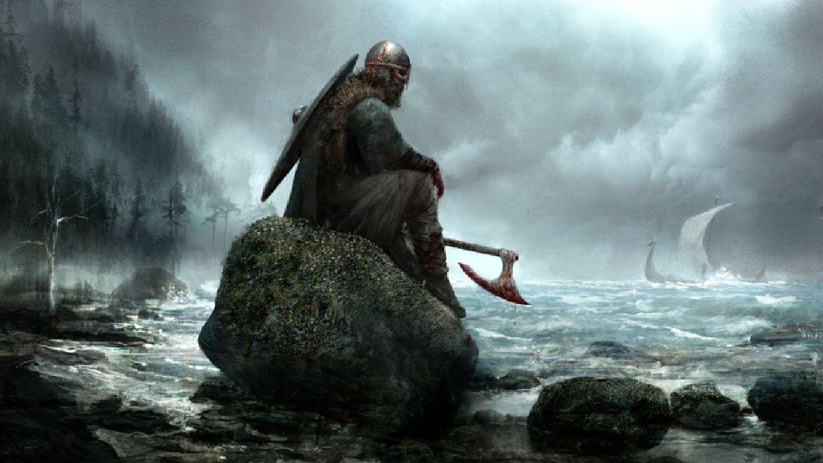 Его секира постоянно была в крови