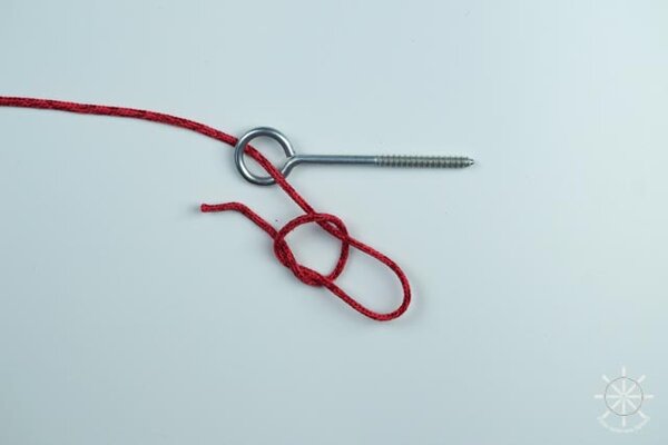 Как вязать черепаший узел - шаг 5