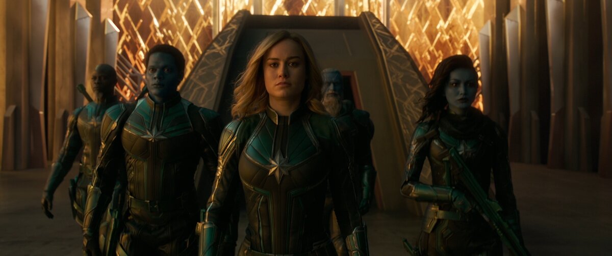 Кадр из фильма "Капитан Марвел" 2019 года