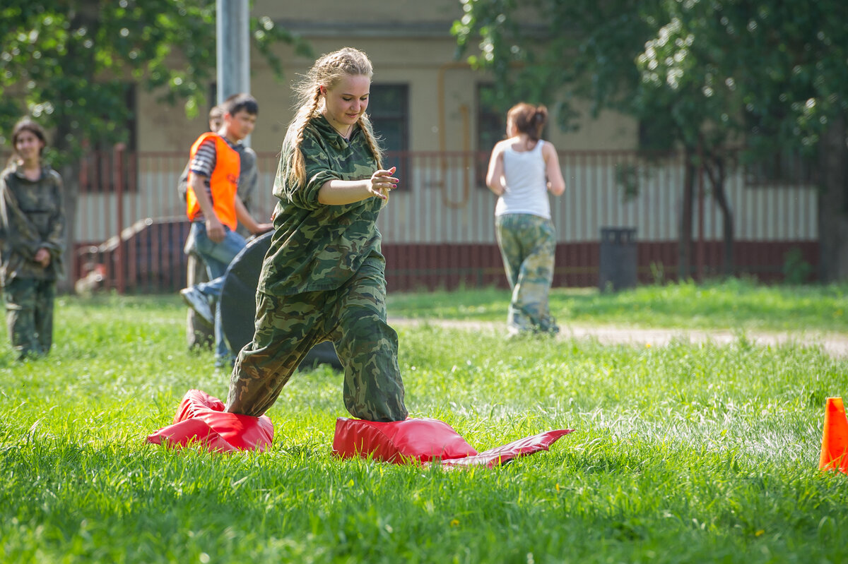 Эстафета в ластах