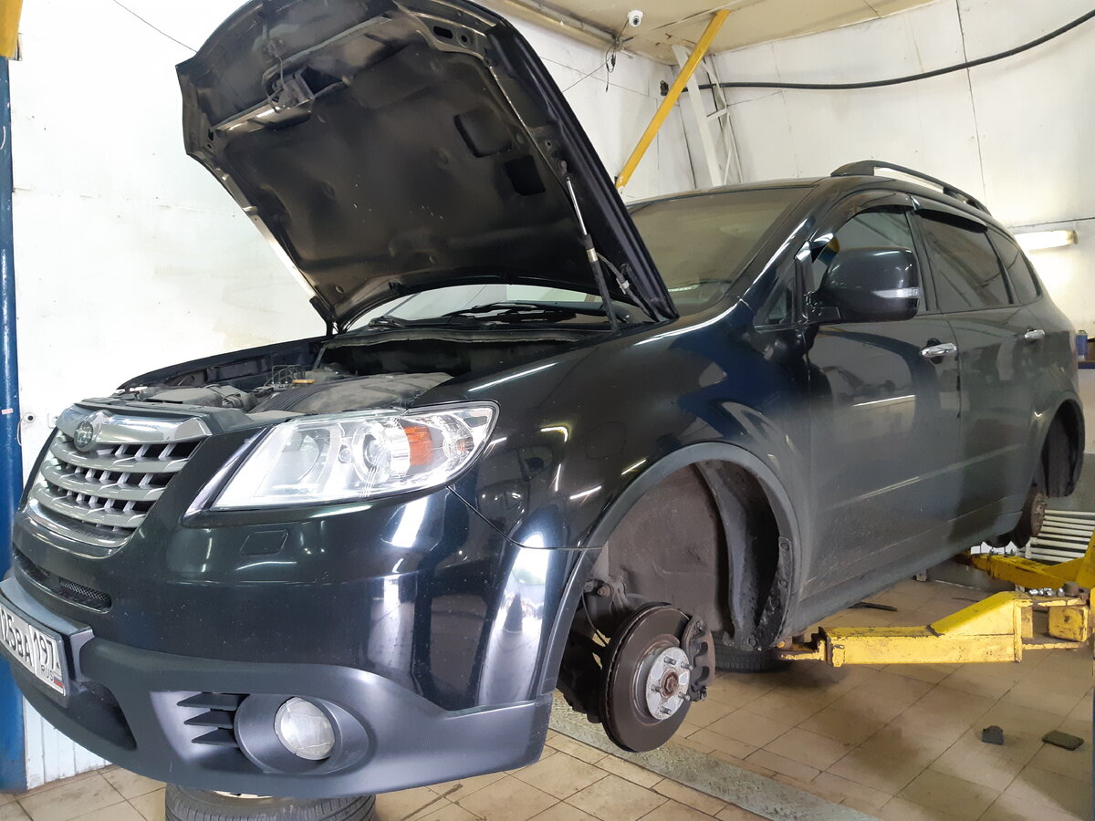 Начало ремонта Subaru Tribeca