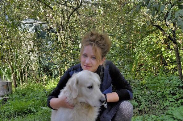 Татьяна со своим любимцем