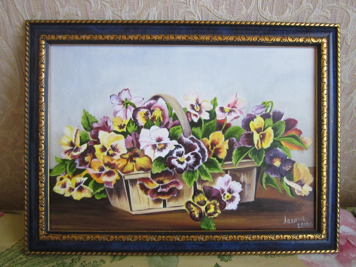 Букетик анютиных глазок