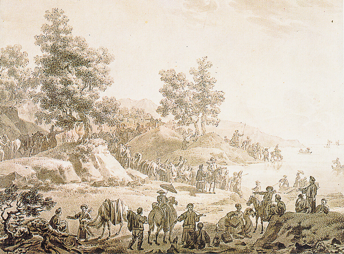Е. М. Корнеев. «Русские крестьяне», 1812