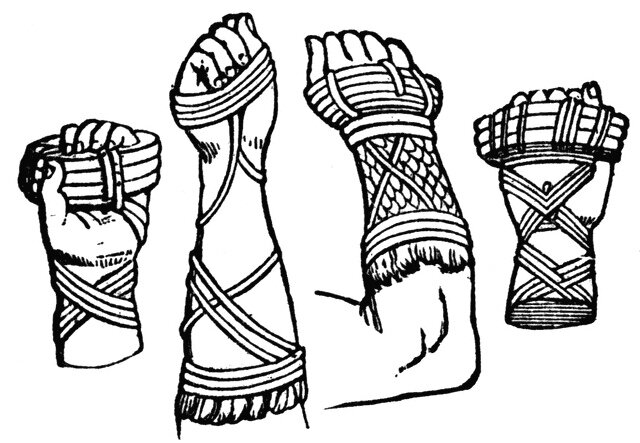 Цестус греческих бойцов панкратиона