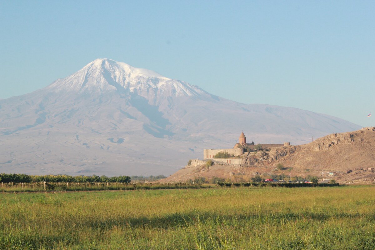 Карта араратской долины