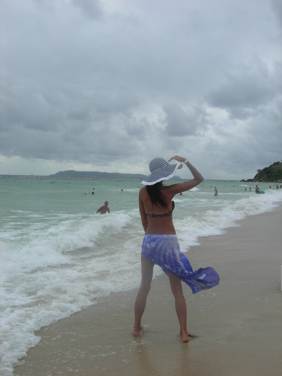 На острове Ко Лан. 