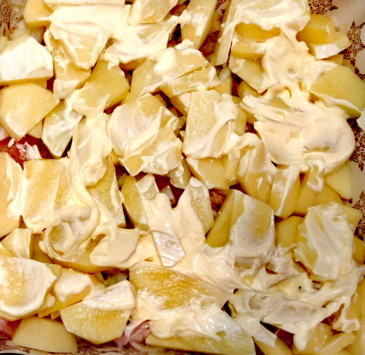 Как легко накормить семью из четырех человек. Картофельно-мясная запеканка.