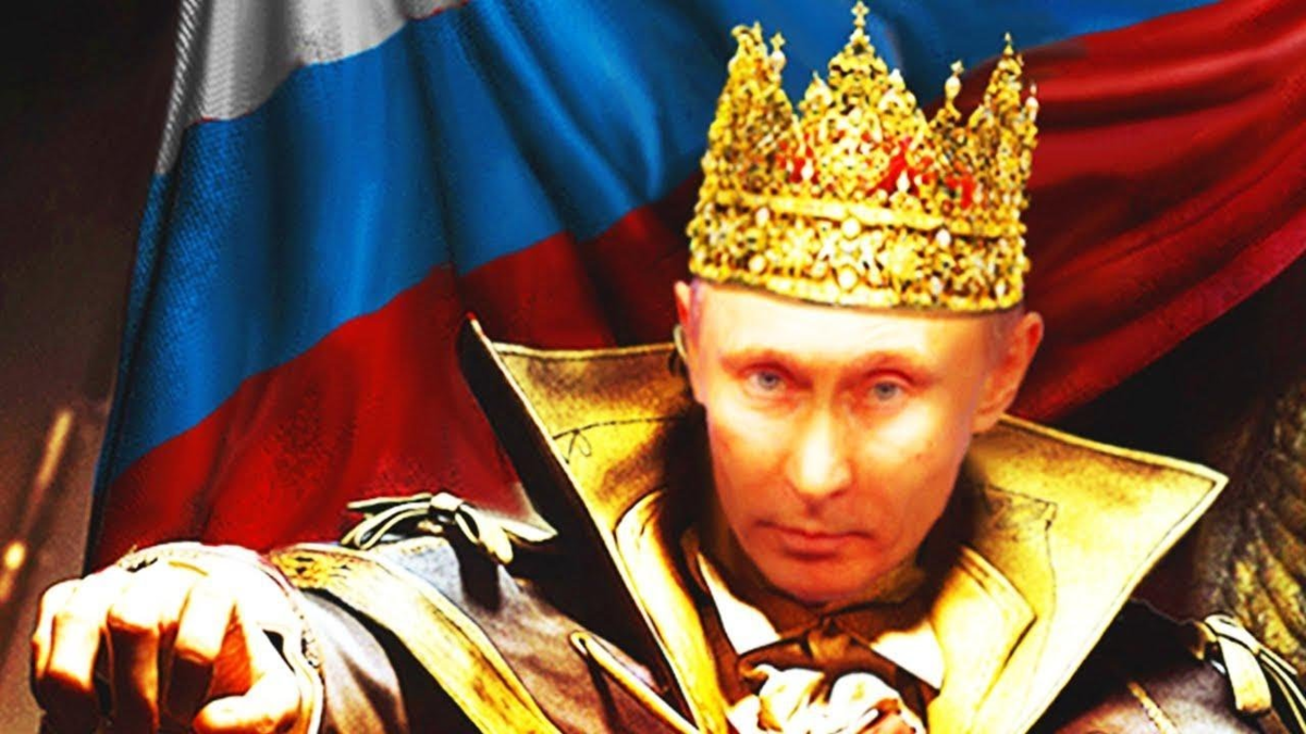 Путин на троне в чехии