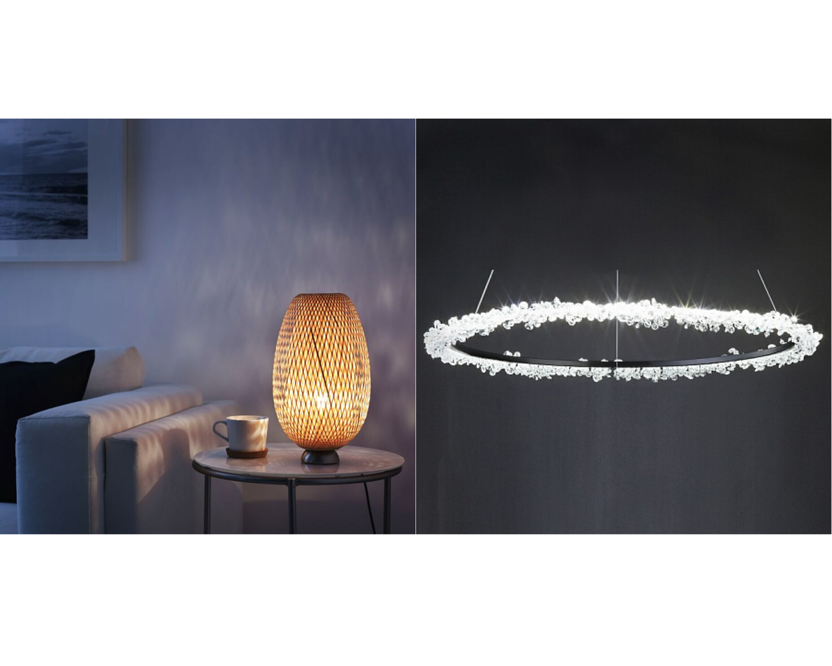 Чем крупнее светильник и ярче его дизайн, тем больше внимания он привлекает. 