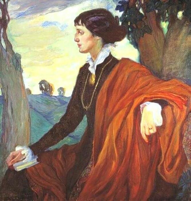 Портрет А.Ахматовой, автор О.Кардовская. Источник: kulturologia.ru
