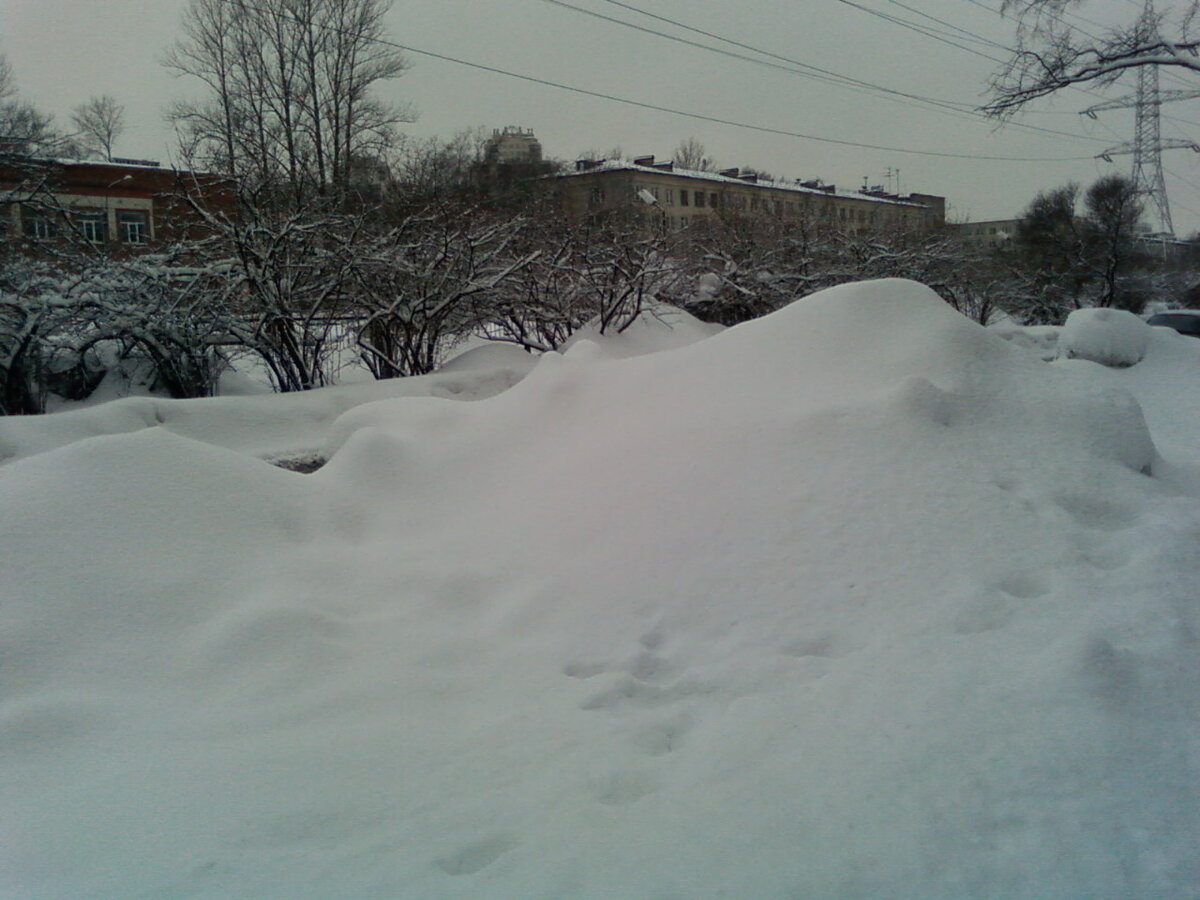 Улица Омская. Январь