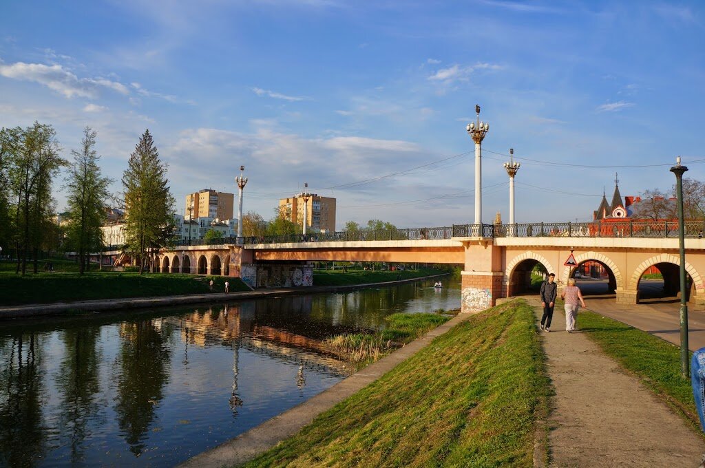 Александровский мост город орел
