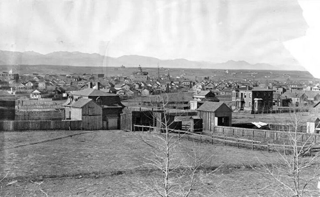 Денвер в 1880-м году