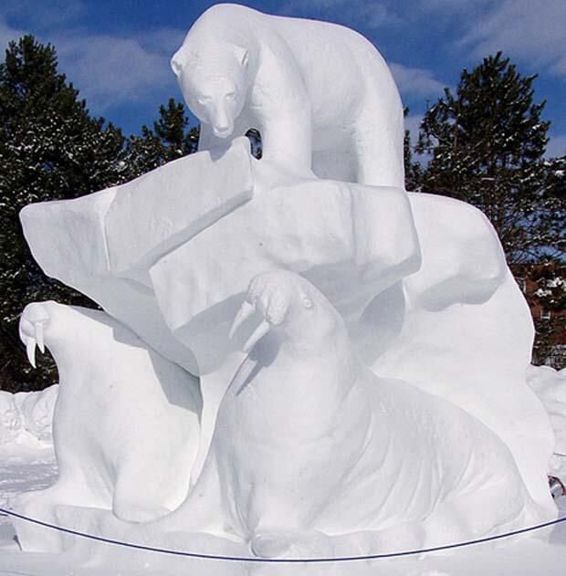 Как сделать снежную скульптуру своими руками
