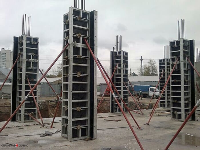 Опалубка колонн 
