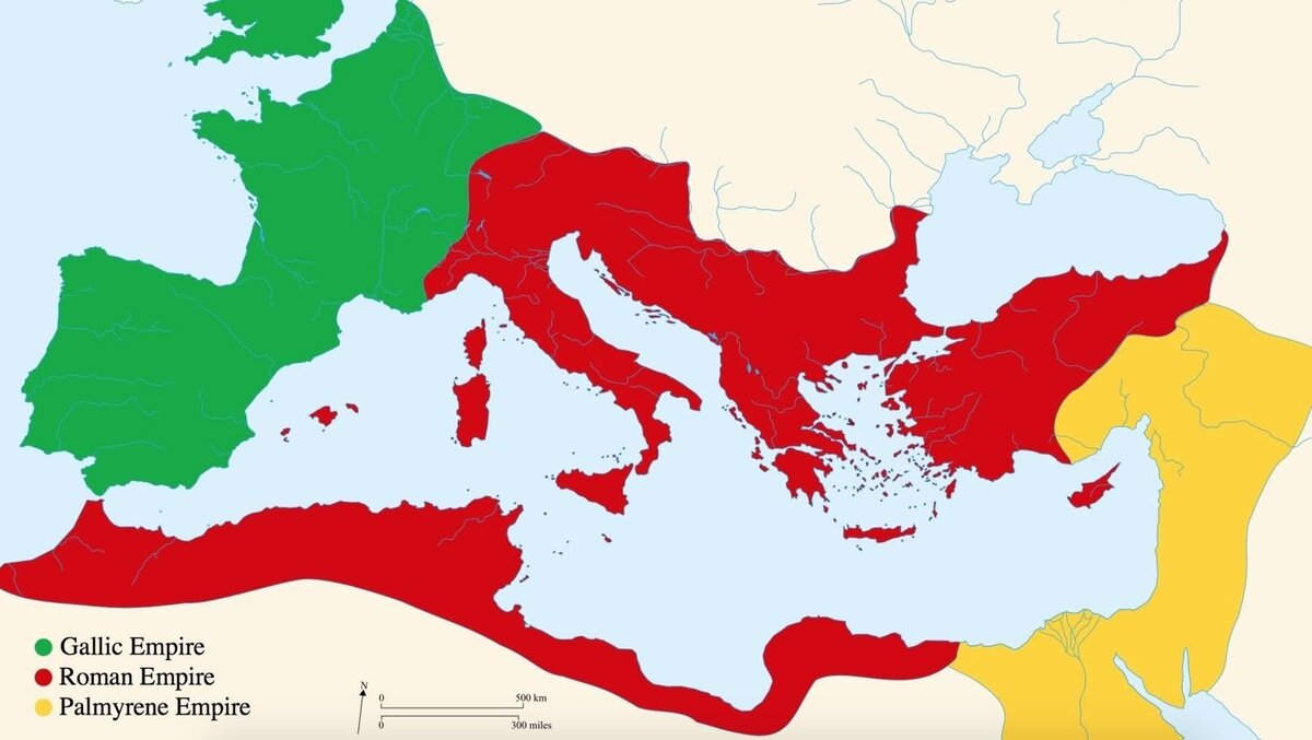 Римская империя в первые века нашей эры карта