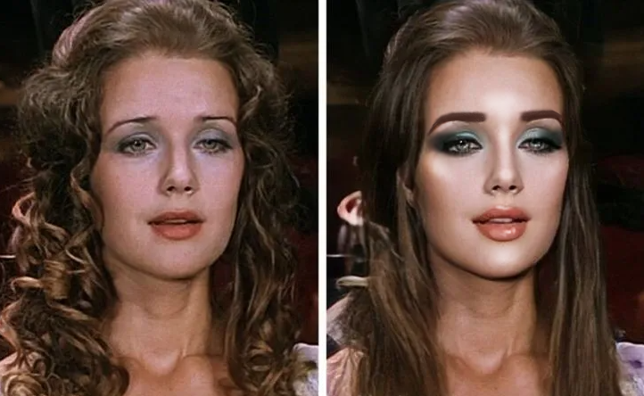Ирина Алферова в 1978 году и в 21 веке