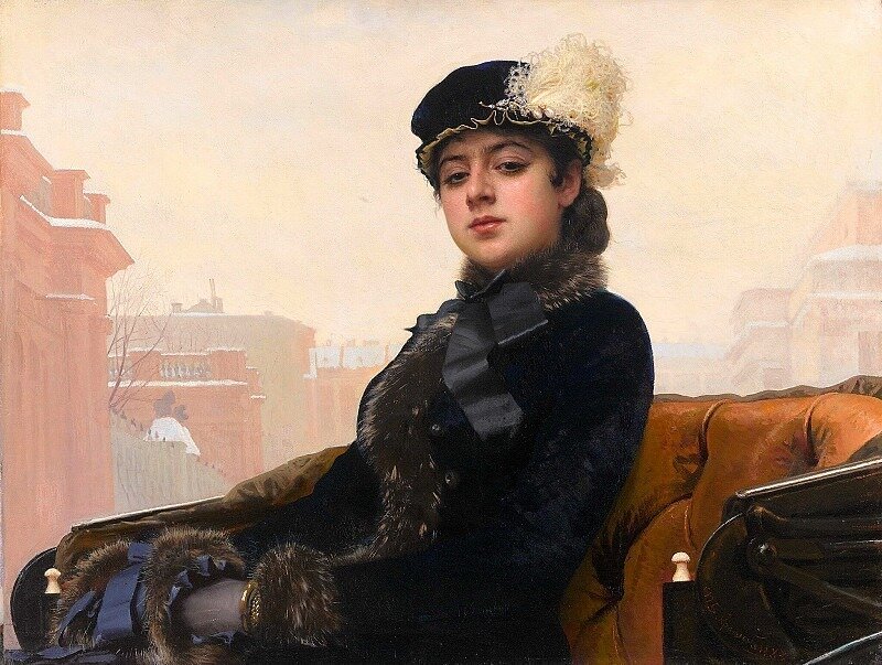 "Неизвестная", картина русского художника Ивана Крамского, написанная в 1883 году