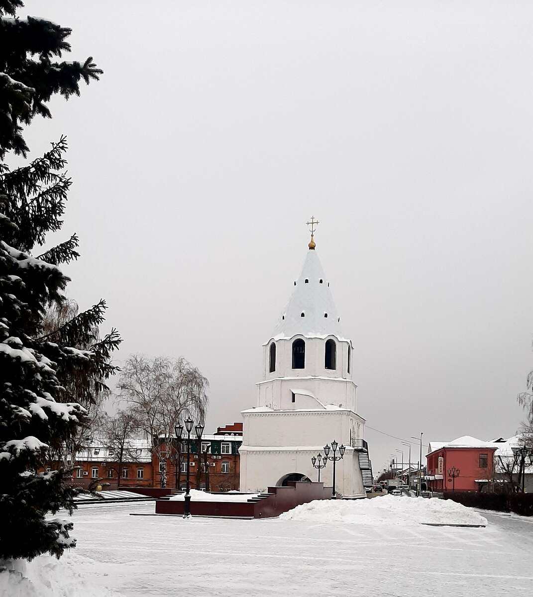 Спасская башня Сызранского кремля 1683г.