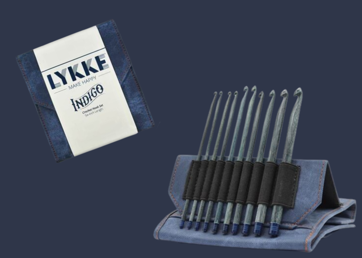 Набор деревянных крючков Lykke, длина 15 см, цвет Indigo