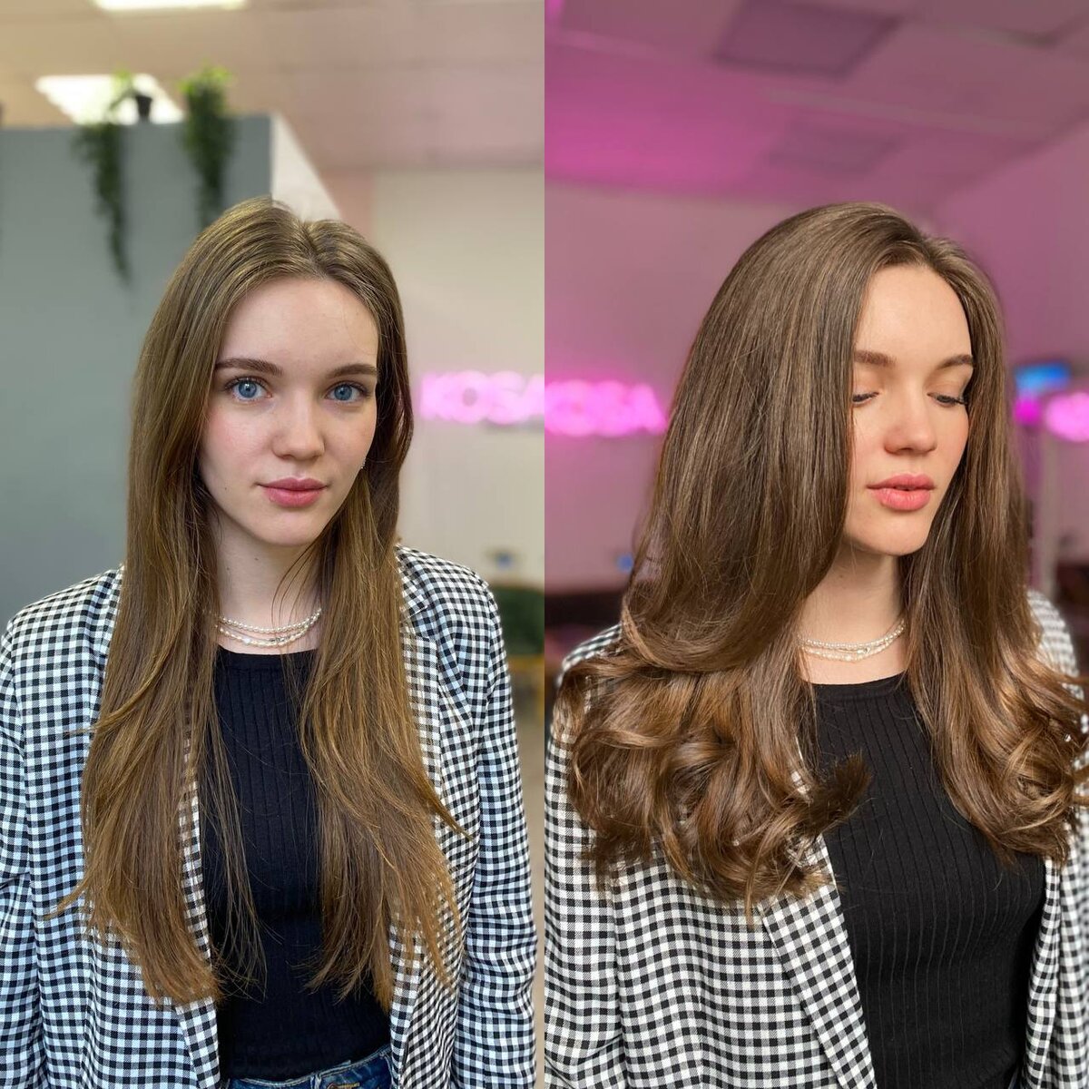 Работа стилиста Евгении салона Kosa Colour Studio.