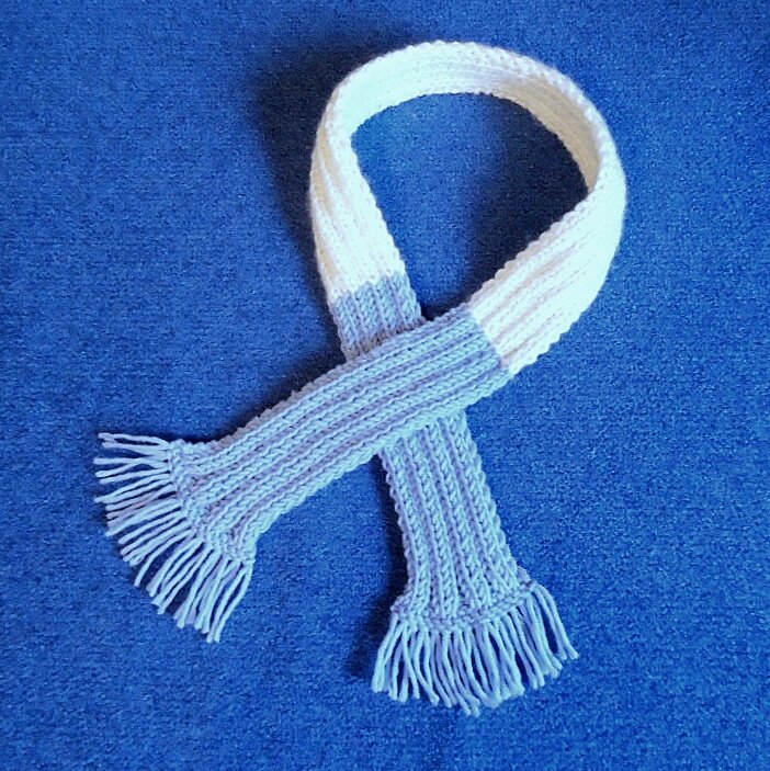 Детский шарф - Вязание спицами со схемами - Для мальчика и девочки